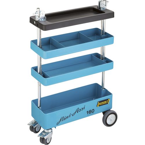 Work station cart - 160ST - Hazet - plastic / wire mesh platform / shelf