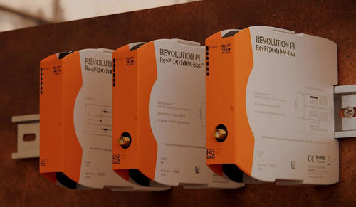 Bus expansion module - RevPi Con - Revolution Pi - wireless / CAN Bus / DIN rail