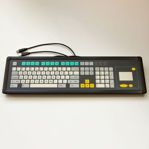 Panel-mount keyboard - KT-101-I-50 - k-tronic S.r.l. - membrane / with 3 mouse keys / 101-key