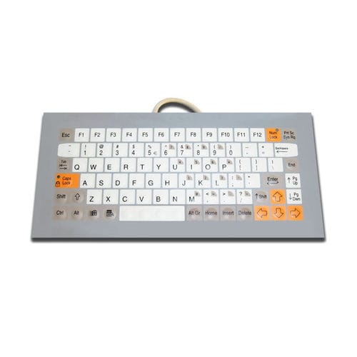 Panel-mount keyboard - KT-84-R-43 - k-tronic S.r.l. - with mechanical keys / membrane / 84-key