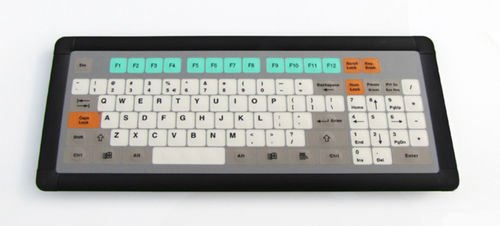 Panel-mount keyboard - KT-96-I-03 - k-tronic S.r.l. - membrane / 96-key / industrial