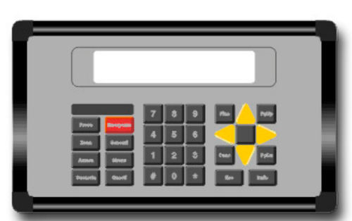 Operator terminal with keyboard - k-tronic S.r.l. - panel-mount / LCD / LED backlight