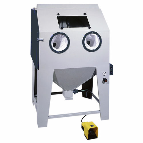 Pressure blast cabinet - S6 - AB SHOT TECNICS - manual / with carousel