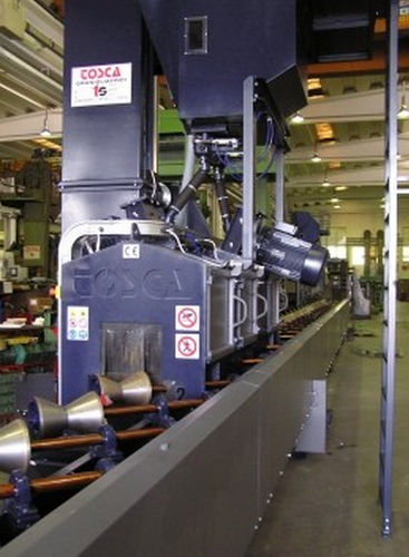 Belt shot blasting machine - AB SHOT TECNICS - for tubes
