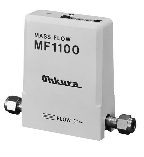 Thermal mass flow controller - MF1100B - Ohkura Electric - for nitrogen