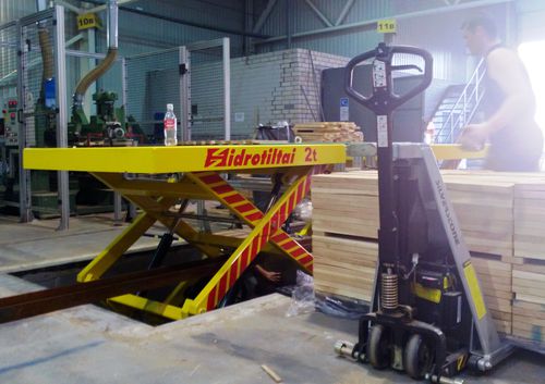 Workshop scissor lift platform - Model HS2V2_1.5x1.8_2.1 - Hidrotiltai