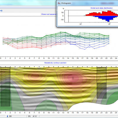 Data analysis software - ZondRes2d - M.A.E. S.r.l. - quality / modeling / imaging