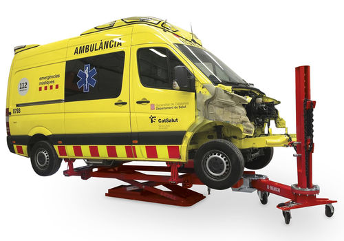 Vehicle maintenance lift table - AB4000-B-BENCH® - ASTRA - scissor / electro-hydarulic / stationary