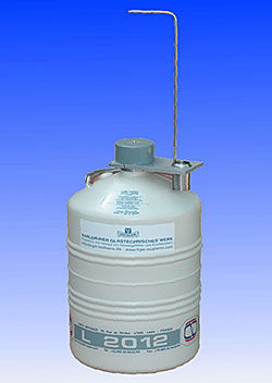 Nitrogen vessel - ALU-CD-DMT Series - KGW-ISOTHERM Karlsruher Glastechn. Werk Schieder GmbH - aluminum / cryogenic / pressure-less