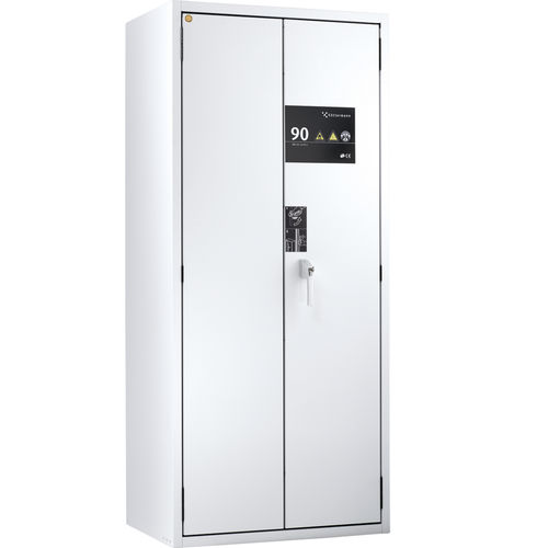 Storage cabinet - EXPLORIS® FWF 90 - Köttermann GmbH - floor-mounted / double-door / metal