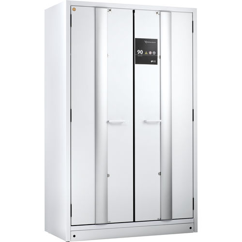 Storage cabinet - EXPLORIS®  - Köttermann GmbH - floor-mounted / door / steel