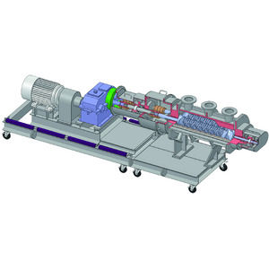 Continuous reactor - Kurimoto Ltd. - process / automatic / kneader