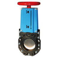 Knife gate valve - WGEB-MW - Watergates GmbH & Co. KG - with handwheel / for water / flange-mounted