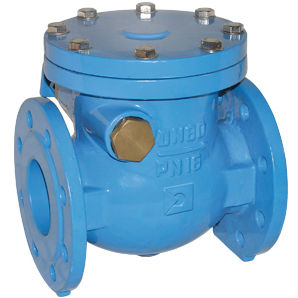Swing check valve - SCV - Watergates GmbH & Co. KG - flange / horizontal