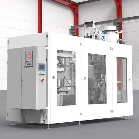 Valve bag filling system - Weber Waagenbau und Wägeelektronik GmbH - for paper / compact