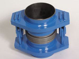Rubber pipe expansion joint - WILLBRANDT FRANCE - steel / PTFE / fabric