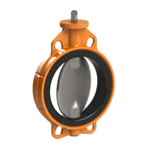 Butterfly valve - EVCS - Wouter Witzel EuroValve B.V. - lever / pneumatically-operated / electrically-actuated