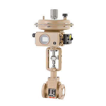 Globe valve - BR 06a - Pfeiffer Chemie-Armaturenbau GmbH - pneumatic / for control / flange