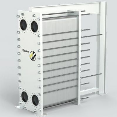 Gasketed plate heat exchanger - NX series - Kelvion Holding GmbH - water/water / stainless steel / high-performance