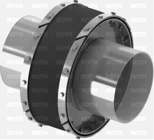 Canvas pipe expansion joint - 21 - Dieter A. Roth GmbH - round / flange / for pipes