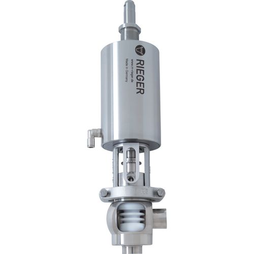 Weld excess-flow valve - E8 - Gebr. Rieger GmbH + Co. KG - sanitary / stainless steel