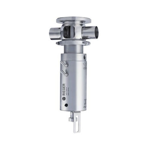 Hygienic valve - N5 - Gebr. Rieger GmbH + Co. KG - pneumatic / mix-proof / double-seat