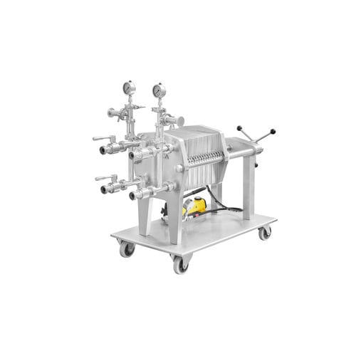 Plate and frame filter press - Hermetix 200 S - Strassburger Filter GmbH & Co. KG - automatic / mobile / for chemicals