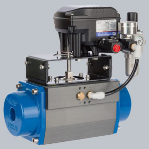 Pneumatic actuator - SPA-R - Swissfluid AG - rotary / single-acting / stainless steel
