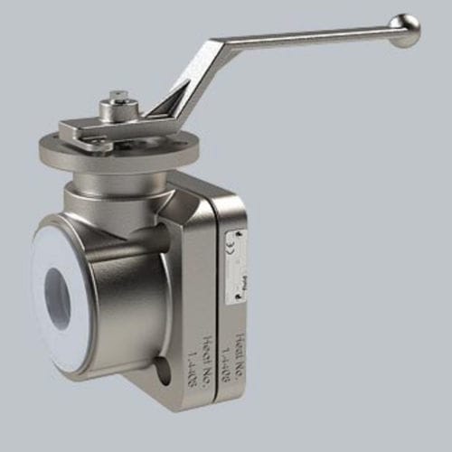 Ball valve - SBW - Swissfluid AG - lever / for control / shut-off