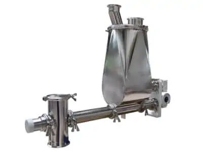Volumetric dosing feeder - ED 65 T – QC - Three-Tec GmbH - single-screw / gravimetric / screw
