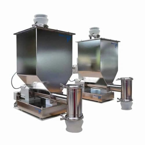 Single-screw dosing feeder - ED 40 - Three-Tec GmbH - gravimetric / for powders / for granulates