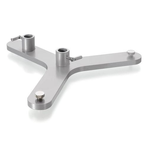 Powder-coated steel base plate - 204 series - Carl Friedrich Usbeck KG - Y / anti-slip