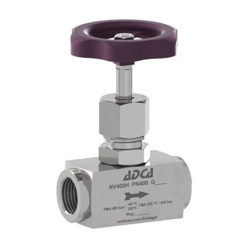 Needle valve - NV400 series - VALSTEAM ADCA Engineering S.A. - with handwheel / shut-off / blowdown