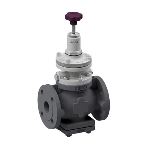 Piston valve - PRV57 series - VALSTEAM ADCA Engineering S.A. - pilot-operated / pilot / pressure-reducing