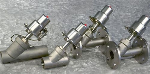 Plug valve - 01FP - VALVOLE Hofmann by BONINO Engineering srl - pneumatic / angle seat / ATEX