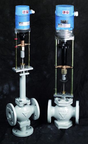 Control valve - LH - Vapo Techniek B.V. - plug / electrically-actuated / flange