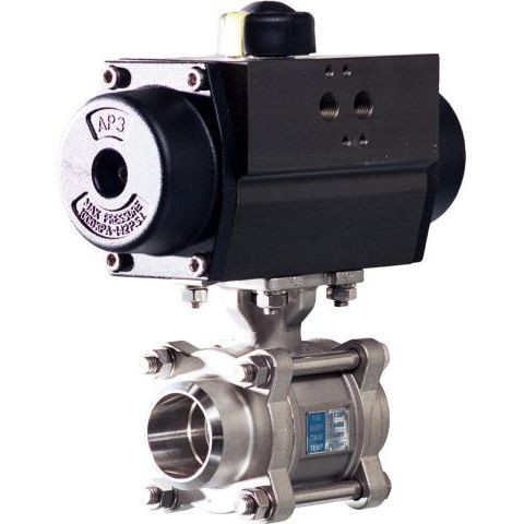 Ball valve - S13D / C33D - Vapo Techniek B.V. - electrically-actuated / pneumatically-operated / female