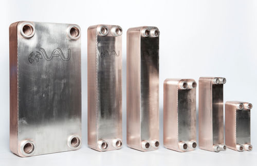 Brazed plate heat exchanger - VM series - VAU Thermotech GmbH & Co. KG - liquid/liquid / copper / compact