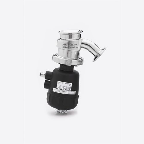 Diaphragm valve - VAK series - AERRE INOX Srl - pneumatic / shut-off / drain