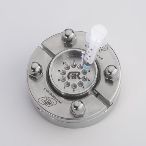 Sampling syringe - TK series - AERRE INOX Srl - for light-sensitive products / sustainable plastic