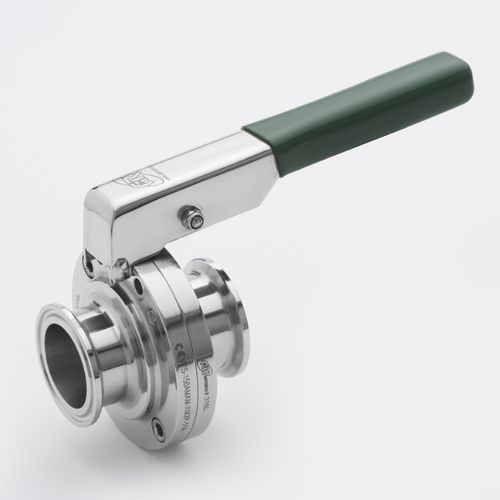 Butterfly valve - VFS series - AERRE INOX Srl - manual / on/off / beverage