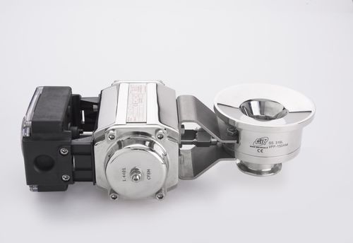 Butterfly valve - VFF series - AERRE INOX Srl - manual / pneumatic / on/off