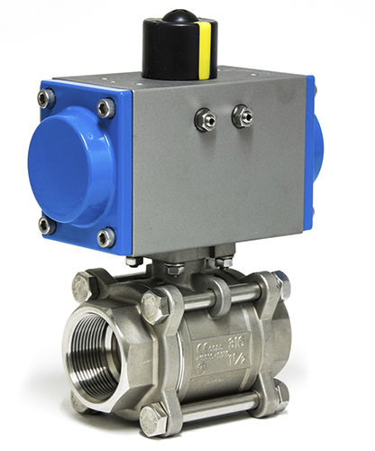 Ball valve - PKI - bar pneumatische Steuerungssysteme GmbH - pneumatic / shut-off / stainless steel
