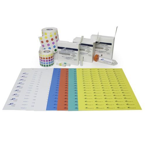 Adhesive label - F1349 series - Bel-Art Products - coated / for plastics / tube