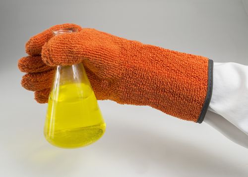Handling glove - H13201 series - Bel-Art Products - heat-resistant / orange