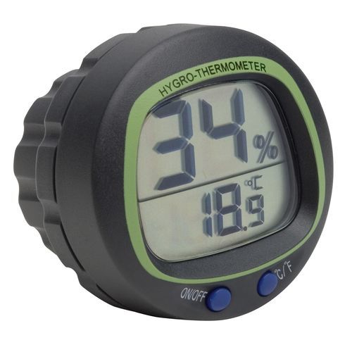 Digital thermo-hygrometer - B61506-0300 - Bel-Art Products - panel-mount / temperature / humidity
