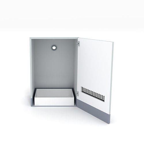 Laboratory waste cabinet - Burdinola Deutschland GmbH - storage / under-bench / single door