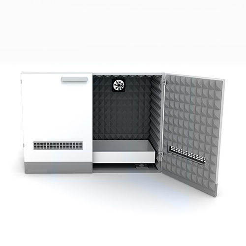 Storage cabinet - Burdinola Deutschland GmbH - under-bench / double-door / laboratory