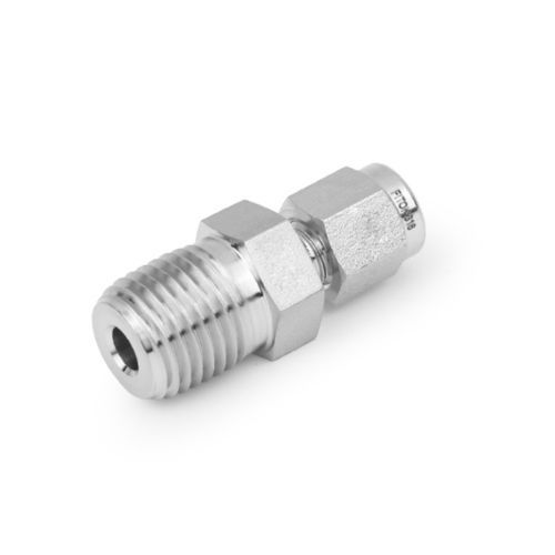 Gas fitting - SS-CM-FL1-NS1 - FITOK GmbH - screw-in / stainless steel / male
