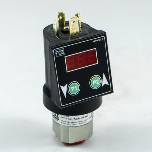 Electronic pressure switch - FL5 series - Fox S.r.l. - IP65 / adjustable / with digital display